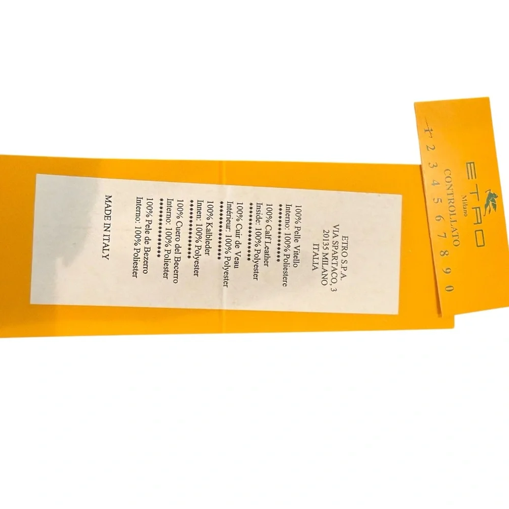 Etro Pony hair Zebra  Print Leather Patchwork Bag NWOT - Picture 12 of 13